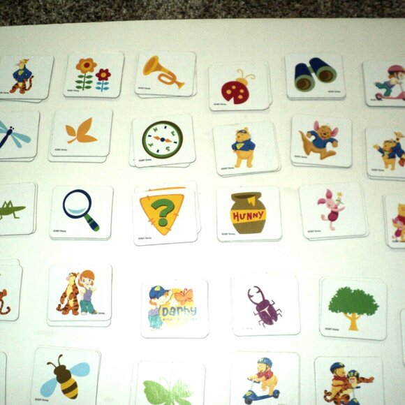 Memory Game My Friends Tigger & Pooh Preschool Milton Bradley 2007 Made in USA - Picture 4 of 5
